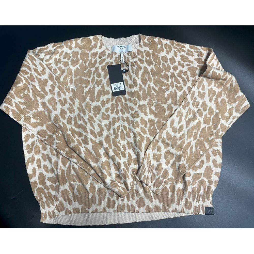 OneTeaspoon NWT The Animal Haphazard Crew Neck Knit Sweater in Size Small